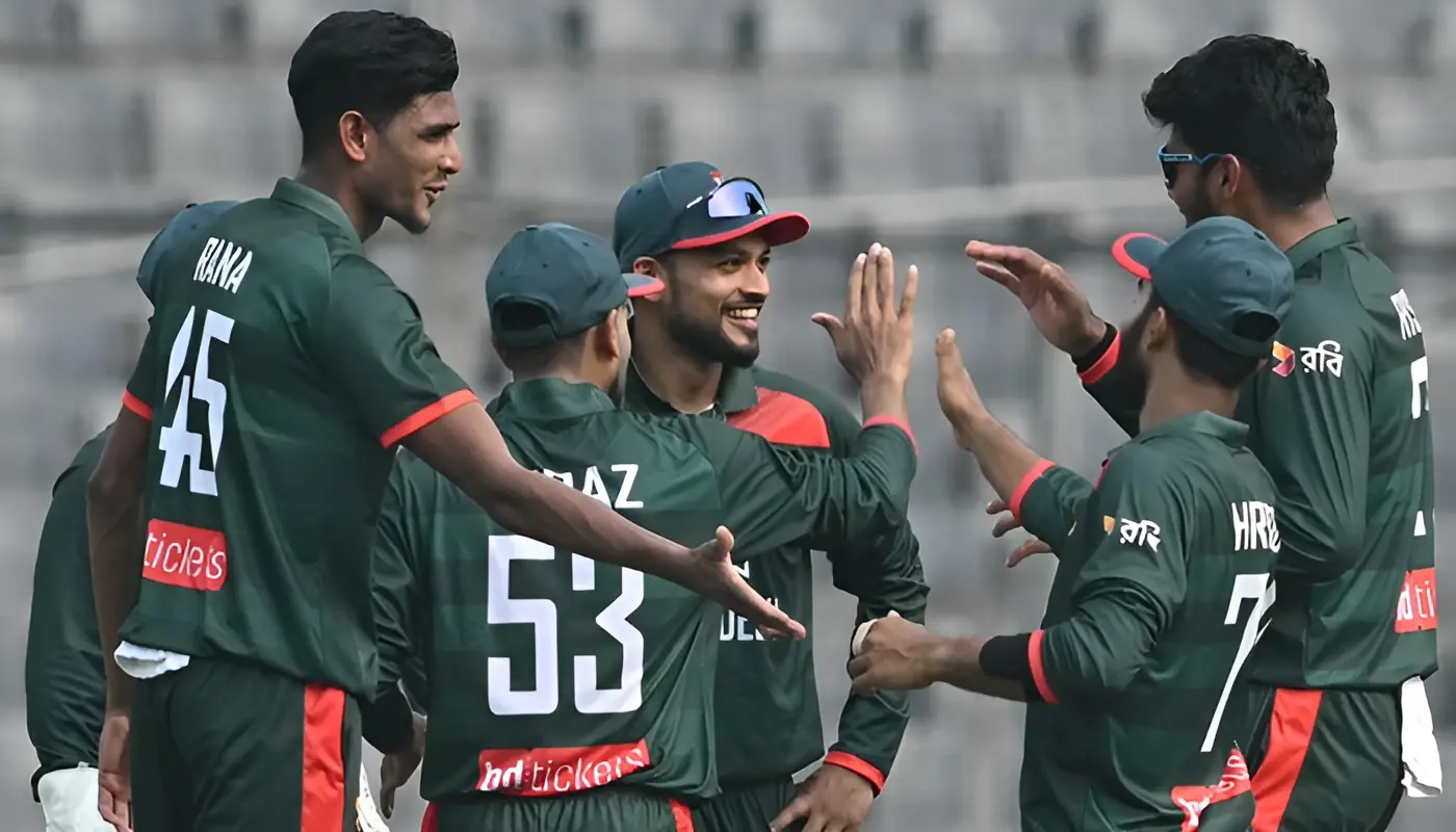 بنگلادیش نے پہلے ون ڈے میں پاکستان کو 8 وکٹوں سے شکست دے کر سیریز میں برتری حاصل کرلی